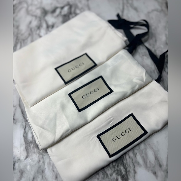 GUCCI - Original Small  Dust Bags Bundle - Picture 1 of 6